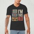 I'm This Old Vintage Cassette Tape Nostalgia Men's V-Neck T-Shirt