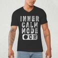 Inner Calm Mode On Introvert Saying Men's V-Neck T-Shirt Inner Calm Mode On Introvert Saying Men's V-Neck T-Shirt