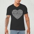 Interior Er Heart Graduation Men's V-Neck T-Shirt
