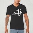 INTJ Introvert Myers Briggs Personality Type Men's V-Neck T-Shirt INTJ Introvert Myers Briggs Personality Type Men's V-Neck T-Shirt