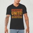 Introvert Antisocial Sarcasm Introverts Unite Anti Social Men's V-Neck T-Shirt