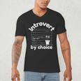 Introvert By Choice Men's V-Neck T-Shirt Introvert By Choice Men's V-Neck T-Shirt