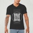 Introvert Guitarist Play Guitar Instrument Music Acoustic Men's V-Neck T-Shirt Introvert Guitarist Play Guitar Instrument Music Acoustic Men's V-Neck T-Shirt