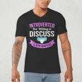 Introvert Hippie Mom Cloth Diapers Crunchy Mama Men's V-Neck T-Shirt Introvert Hippie Mom Cloth Diapers Crunchy Mama Men's V-Neck T-Shirt