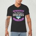Introvert Hippie Mom Cloth Diapers Crunchy Mama Men's V-Neck T-Shirt