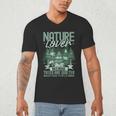 Introvert Nature Lover Introverted Forest Lover & Tree Men's V-Neck T-Shirt