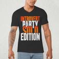 Introvert Party Solo Edition Sarcastic People Hater Men's V-Neck T-Shirt
