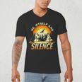 Introvert Relaxation Me Myself And Silence Mountain Vacation Men's V-Neck T-Shirt Introvert Relaxation Me Myself And Silence Mountain Vacation Men's V-Neck T-Shirt