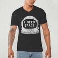 Introvert Space Helmet I Need Space Men Women Men's V-Neck T-Shirt