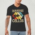 Im An Introvert Unless You Talk About Cellos Men's V-Neck T-Shirt Im An Introvert Unless You Talk About Cellos Men's V-Neck T-Shirt
