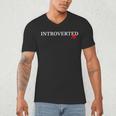 Introverted AF Sarcastic Antisocial Introvert Humor Men's V-Neck T-Shirt Introverted AF Sarcastic Antisocial Introvert Humor Men's V-Neck T-Shirt