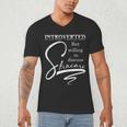 Introverted Skincare Esthetician Beautician Cosmetologist Men's V-Neck T-Shirt