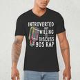 Introverted But Willing To Discuss 90s Rap Socially Awkward Men's V-Neck T-Shirt