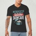 Introverted But Willing Discuss Skincare Men's V-Neck T-Shirt Introverted But Willing Discuss Skincare Men's V-Neck T-Shirt