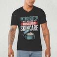 Introverted But Willing Discuss Skincare Men's V-Neck T-Shirt