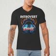Introvert's Best Friend Noise-Canceling Headphones Men's V-Neck T-Shirt