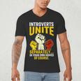 Introverts Unite Introvert Antisocial Anti Social Men's V-Neck T-Shirt