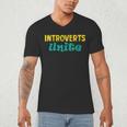 Introverts Unite I Introvert Men's V-Neck T-Shirt Introverts Unite I Introvert Men's V-Neck T-Shirt