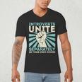 Introverts Unite Separately Introverted Antisocial Men's V-Neck T-Shirt Introverts Unite Separately Introverted Antisocial Men's V-Neck T-Shirt