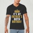 It's My Father's 80th Birthday 80 Years Old Dad Men's V-Neck T-Shirt