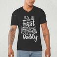 It's My First Birthday As A Daddy Party Dad Father Papa Men's V-Neck T-Shirt It's My First Birthday As A Daddy Party Dad Father Papa Men's V-Neck T-Shirt