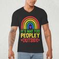It's Way Too Peopley Outside Anti Social Introvert Men's V-Neck T-Shirt It's Way Too Peopley Outside Anti Social Introvert Men's V-Neck T-Shirt