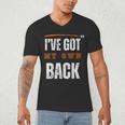 I’VE GOT MY OWN BACK INTROVERT Words On Back Men's V-Neck T-Shirt