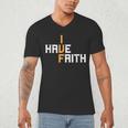 IVF I Have Faith IVF Mom IVF Dad Transfer Day Men's V-Neck T-Shirt