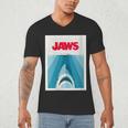 Jaws 2025 Classic Movie Nostalgia Men's V-Neck T-Shirt