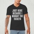 Just Here Because I Bought The Tickets K-Pop Dad Joke Men's V-Neck T-Shirt
