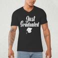 Just Graduated With A Graduation Cap Men's V-Neck T-Shirt