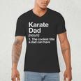 Karate Dad Definition Sports Martial Arts Men's V-Neck T-Shirt