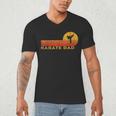 Karate Dad Martial Arts Retro Men's V-Neck T-Shirt