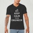 Keep Calm I'm An Engineer Engineer Graduation Men's V-Neck T-Shirt
