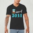Kids Class Of 2031 Graduation Year T-Shirt Back To School Men's V-Neck T-Shirt