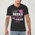 Kids Little Miss Pre-K Grad Preschool Prek Graduation 2025 Men's V-Neck T-Shirt