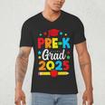 Kids Pre-K Grad 2025 Preschool Graduation 2025 Men's V-Neck T-Shirt