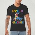 Kids Pre-K Graduate Dinosaur T-Rex Pre Kindergarten Graduation Men's V-Neck T-Shirt