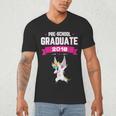 Kids Preschool Graduate 2018 Unicorn Dab Graduation Pre-K TShirt Men's V-Neck T-Shirt