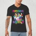 Kids Preschool Graduate Unicorn Nailed It Preschool Graduation Men's V-Neck T-Shirt