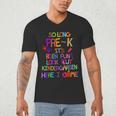 Kids So Long Kindergarten Here I Come Pre-K Graduation Graduate Men's V-Neck T-Shirt