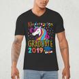 Kids Unicorn Kindergarten Graduation Graduate Shirt Men's V-Neck T-Shirt