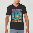 Be Kind Rewind 90s VHS Nostalgia Retro Men's V-Neck T-Shirt Be Kind Rewind 90s VHS Nostalgia Retro Men's V-Neck T-Shirt