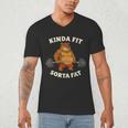 Kinda Fit Sorta Fat Gym Dad BOD Workout Apparel Men's V-Neck T-Shirt