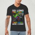 Kindergarten Graduate 2025 Kindergarten Graduation Dino Trex Men's V-Neck T-Shirt
