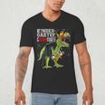 Kindergarten Grawrduate Dinosaur Graduation Cap Shirt Men's V-Neck T-Shirt