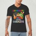 Kindergarten Level Complete Last Day Of School Graduation Men's V-Neck T-Shirt