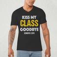 Kiss My Class Goodbye Shirt 2019 Graduation Shirt Men's V-Neck T-Shirt