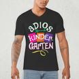 Last Day Of School Adios Kindergarten Graduation Kids Girls Men's V-Neck T-Shirt