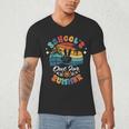 Last Day Of School Groovy Graduation School's Out For Summer Men's V-Neck T-Shirt